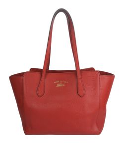 Swing Tote, Leather, Red, 354408493075, 2*